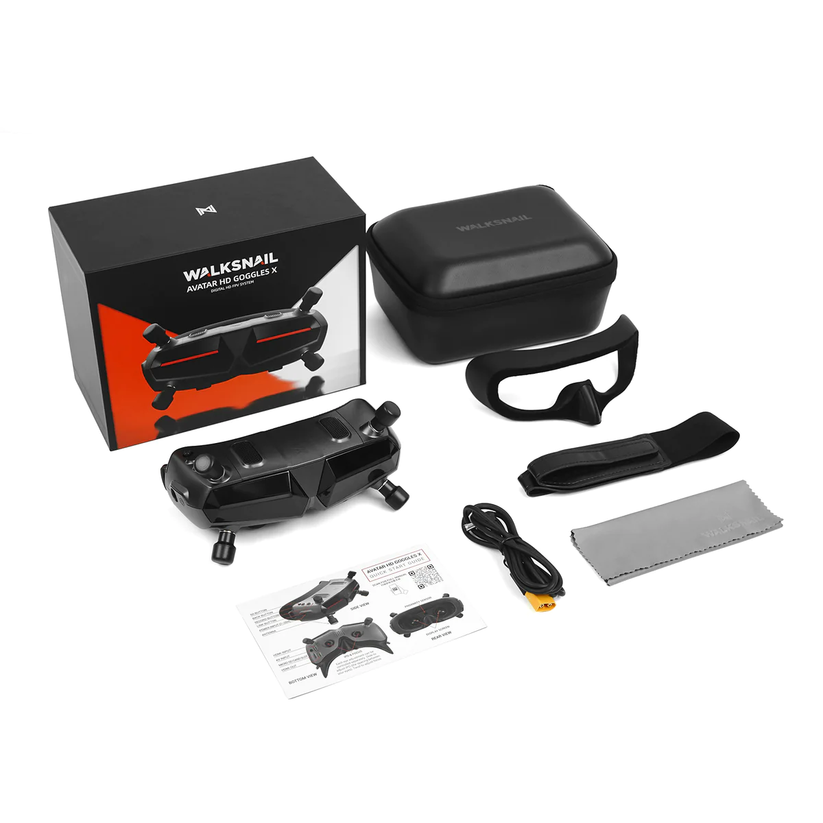 Walksnail Avatar Hd Goggles X - Óculos FPV CADDX Walksnail Avatar HD