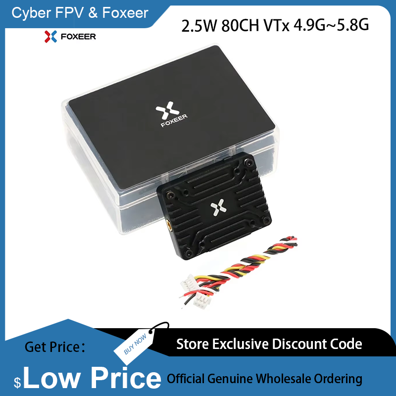 Foxeer 4.9-5.8G Reaper Extreme - Foxeer Reaper Extreme 2.5W Vtx avaliação e preço