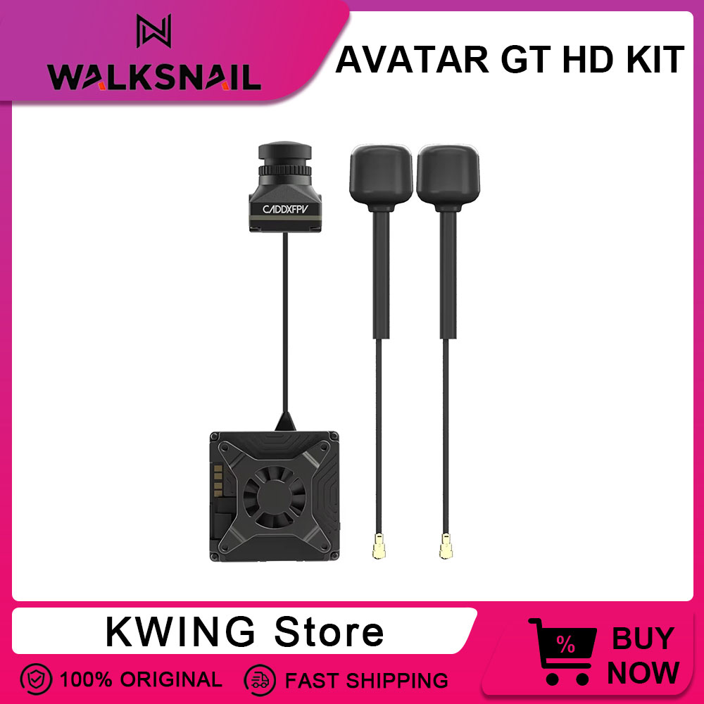 Walksnail Avatar GT HD KIT 2W  - Walksnail Avatar Gt Kit 2W Vtx avaliação e preço