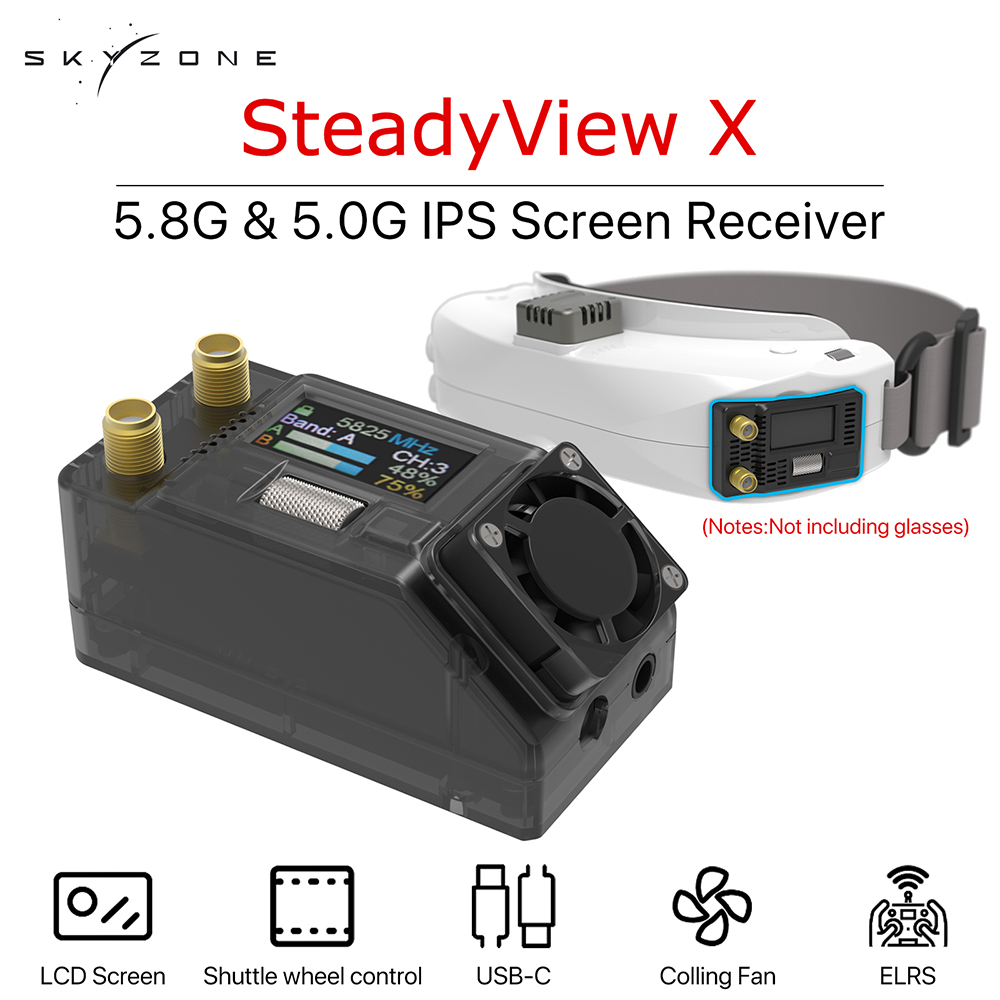 Skyzone steadyview x 5.0g 5.8g - Skyzone Steadyview X Receiver Module avaliação e preço